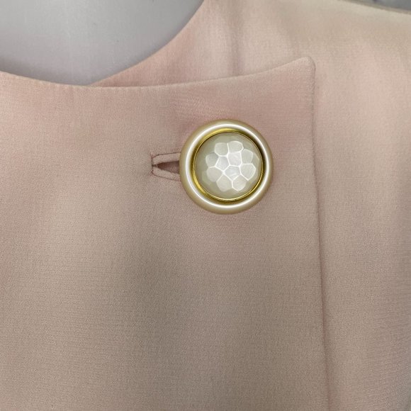 Vintage David Hayes Silk Pink 80s Asymmetrical Neiman Marcus Blazer 8 - Picture 2 of 12